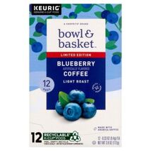 BOWL AND BASKET BLUEBERRY LIGHT ROAST COFFEE KCUPS 12CT - $7.99