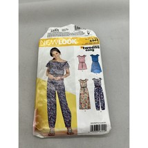 New Look A6444 Sewing Pattern Sized for Tweens Rompers Dress Jumpsuit 8-16 - £10.29 GBP