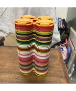 45 PakTech 4-Pack Beer Soda Can Holder Snap Top Plastic 4 Pack Mixed Colors - $14.99