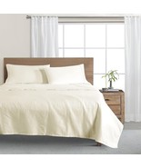 MSRP $180 Sunham Oxywash Solid Sheet 4 Piece Set King Ivory - $68.73 CAD