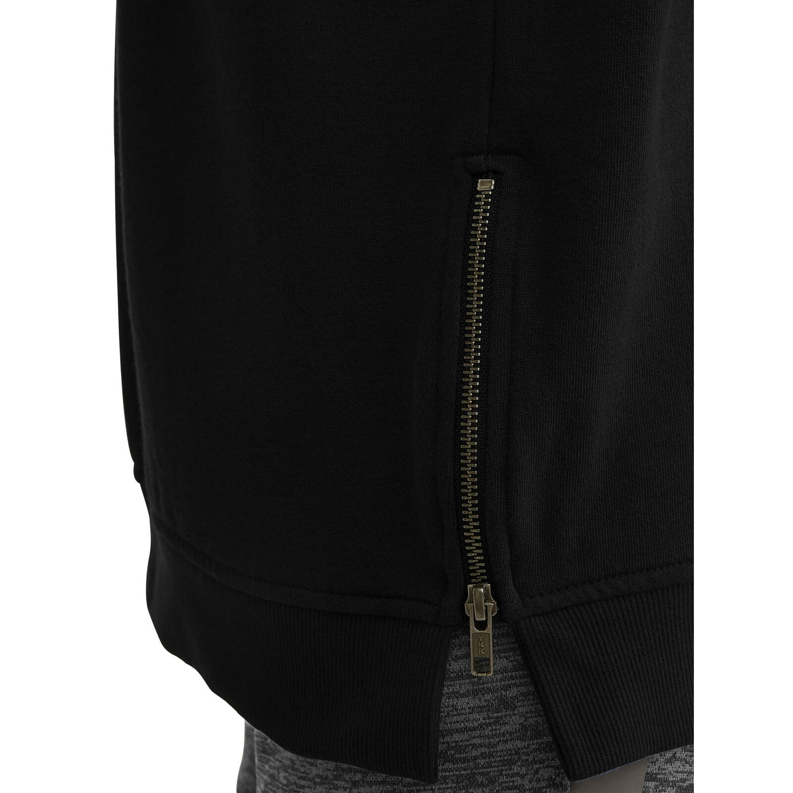 No Boundaries Men's Long Sleeve French Terry Crewneck Sweatshirt Black S (34/36) Item image 2