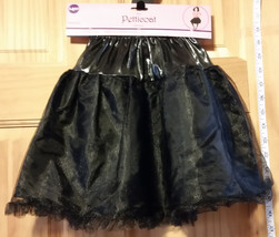 Fashion Gift Girl Clothes Black Lace Petticoat Skirt Child Halloween Costume New - £3.74 GBP