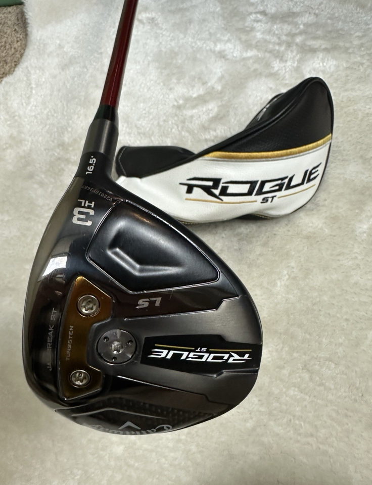 Callaway Rogue ST LS HL 3HL 16.5* Fairway Wood Senior Flex RH Graphite & Cover Item image 3