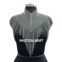 Medieval Handcrafted Aluminum Chainmail Top: Medieval LARP Costume for R... - $159.00