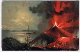 Italy Postcard Napoli Eruption Of Vesuvius 1907 - £2.31 GBP