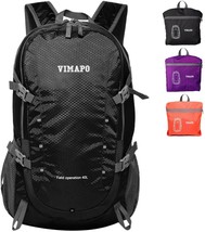 Vimapo Foldable Traveling Daypack, Collapsible Hiking Backpack For Outdoor, 40L - £27.94 GBP