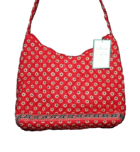 Vera Bradley American Red Hobo Bag NWT Retail $56 NEW Red White Blue Paisley - £25.17 GBP