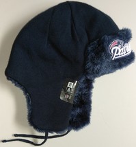 New Era New England Patriots Football Blue Tapper Beanie New - $23.99