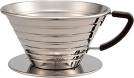 Kalita Coffee Dripper Wave Series Stainless Steel For 2-4 People Made in Japan - £39.89 GBP