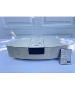 Bose Wave Radio with Alarm Clock &amp; Remote # AWR1-1W Works, Tested, White - $115.82