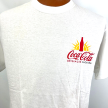 Coca Cola Beverages Florida Short Sleeve Shirt Unisex Size M Tastes Great White - £20.07 GBP