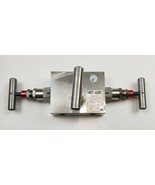 Century Valve 3 Valve Manifold. 6000 PSI 316 Stainless. - $293.28