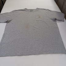 Carhartt K87 HGY Men's Gray Cotton Blend Short Sleeve T-Shirt Size 3XL Tall image 11