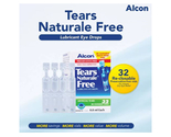 4 Box ALCON TEARS NATURALE FREE 32 Vials (0.8ml/each), Imported from SIN... - $125.00