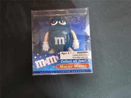 NIP 2003 M&amp;M&#39;s Brand Collectible 4&quot; Toy Car Dashboard Display Motor Mates Blue - £15.26 GBP