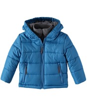 Rothschild Baby Boys Contrast Fleece Vestee Puffer Jacket - Ocean Blue - $610.08 MXN