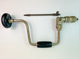 Craftsman Sears Hand Crank Brace Ratchet Wood Drill # 9-4241 Reversible ... - €16,99 EUR