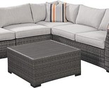 Signature Design by Ashley Outdoor Cherry Point 4 Piece Seating Set with... - $1,976.99
