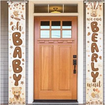 Bearly Wait Gender Reveal Porch Sign - Adorable Bear Baby Shower Party D... - $30.68
