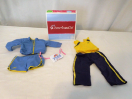My American Girl Doll 2 in 1 Running Outfit Jacket Pants Top Tshirt Shor... - $19.80