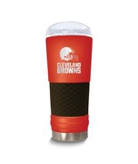 NFL Cleveland Browns 24 Oz. Stainless Steel Silicone Grip Tumbler with Lid - $65.35 CAD