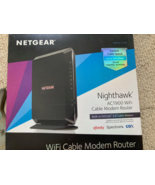 Netgear Nighthawk Ac1900  C7000 cable modem router - $79.00