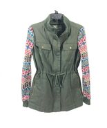 Natural Reflections Women&#39;s Canvas Jacket with Sweater Sleeves Size Medium - $363.45 MXN