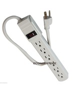 New UL LISTED 6 Outlet Power Strip Surge Protector 1.6 ft 14/3 AWG Free ... - $12.55 CAD