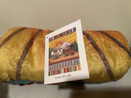 Happy Camper Throw Blanket and Kitchen Towel - SALE image 5