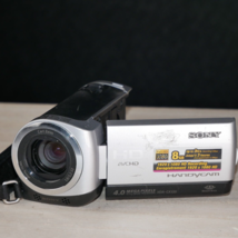 Sony HDR-CX100 8 GB Handycam Digital Camcorder - Silver *AS IS LCD CRACK* - £21.78 GBP