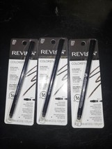 Revlon Colorstay Eyeliner Pencil - # 201 Black - New - 3pc - £11.59 GBP