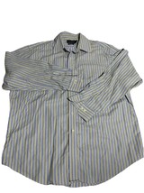 POLO RALPH LAUREN Men Size 17.5 (34-35) Stripe Button Up Dress Shirt Non... - $22.54