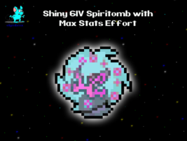 ✨ Shiny ✨ 6IV Max Stats Effort Spiritomb Legendary Legend Ghost Dark Pokemon ✨ - £4.71 GBP