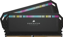 Corsair Dominator Platinum Rgb DDR5 Ram 64GB (2x32GB) 5600MHz CL40 Intel Xmp I Cu - £263.61 GBP