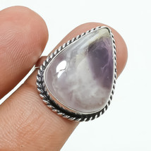 African Amethyst Lace Gemstone Handmade Fashion Gift Ring Jewelry 8.50&quot; SA 4529 - £4.77 GBP