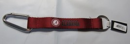 NCAA Alabama Crimson Tide Wristlet w/Key Ring &amp; Carabiner 8.5&quot; long by A... - £7.10 GBP