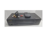 Symphonic SL2940 Mono VHS VCR Vhs Player With Remote and TV Cables - $97.98