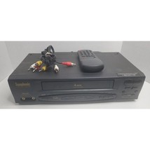 Symphonic SL2940 Mono VHS VCR Vhs Player With Remote and TV Cables - $97.98