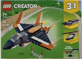 LEGO Creator 3in1 Supersonic-Jet #31126 {215pcs,7+} - £34.32 GBP