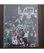 Jayson Tatum Boston Celtics Signed Autographed Auto 8x10 Photo COA - $3,360.09 MXN