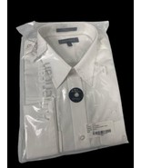 American Airlines Pilot Shirt Size 16 Slim White NEW Long Sleeve Button Up - $906.27 MXN