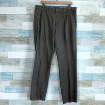 Banana Republic Kentfield Pants Chino Brown Casual Flat Front Mens Size 36 - £22.18 GBP