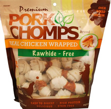 Pork Chomps Premium Real Chicken Wrapped Knotz Regular 18 count Pork Chomps Prem - £22.62 GBP