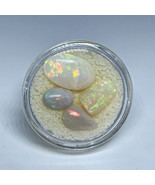 7.6 carats (4 cabs) Solid Precious Australian White Opal, Vintage, 100% ... - €1.416,14 EUR