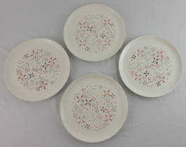 Santa Anita Ware Lot 4 Dinner Plate Floral Busy Bee Atomic 10 3/8&quot; RARE ... - $90.00