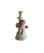 Vintage Japan Cherub Angel Musical Instrument French Horn Candle Holder ... - $185.47 MXN