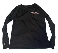 USTA Billie Jean King Tennis Center Black Long Sleeve Shirt Womens Small - $7.91