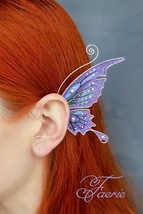 Fairy wing ear cuff no piercing, Fairy wing ear wrap, butterfly earring - $27.00+