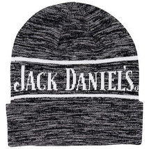 Jack Daniels Embroidered Beanie Grey - £27.48 GBP