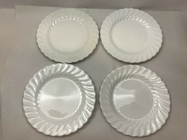 Vintage Johnson Brothers Set Of Four Bread And Butter Plates Snow White Regency - £16.65 GBP